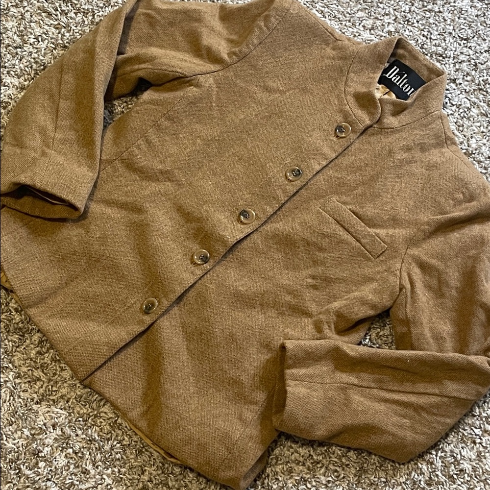 Dalton vintage wool and camel hair coat size 6 or 8